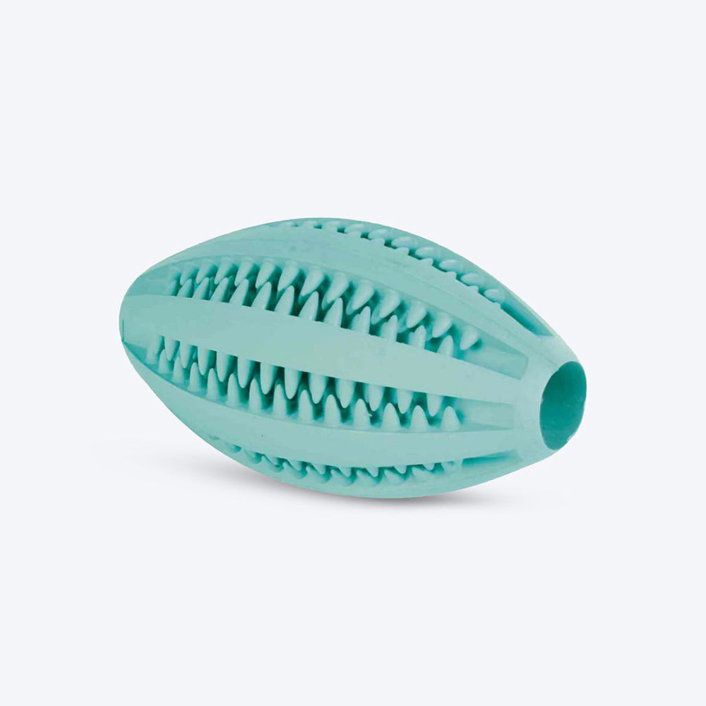Trixie Rubber Rugby Ball Dog Toy - Heads Up For Tails