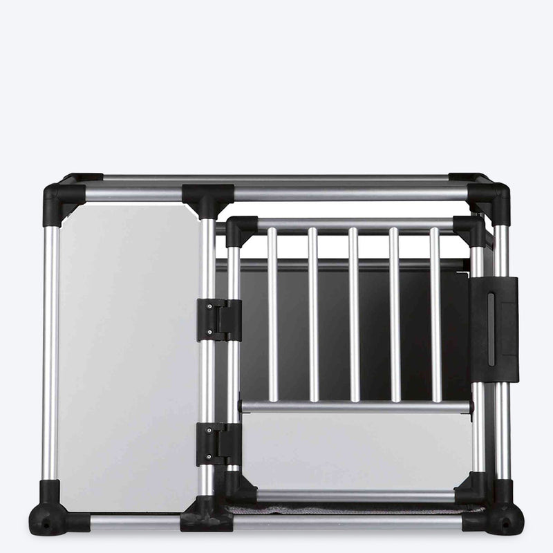 Trixie Silver Transport Box Aluminum For Dogs & Cats - Heads Up For Tails