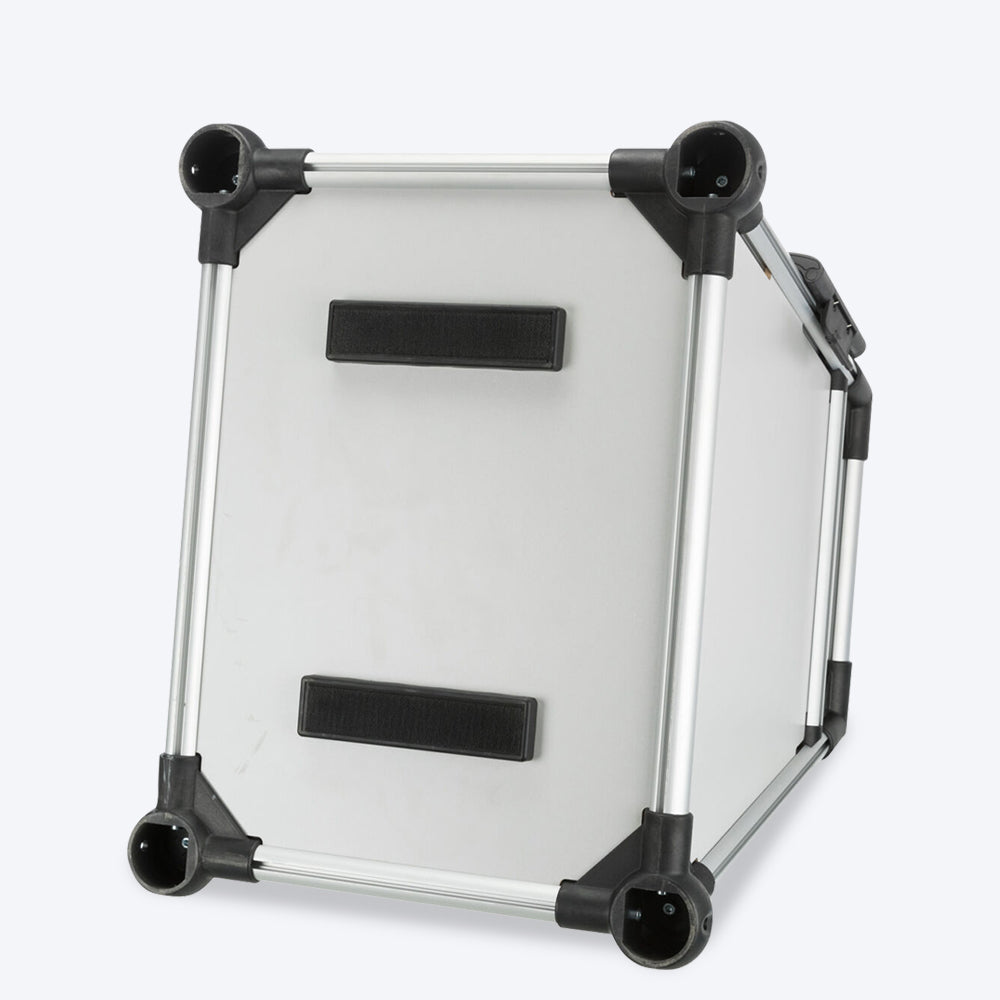 Trixie Silver Transport Box Aluminum For Dogs & Cats - Heads Up For Tails