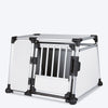 Trixie Silver Transport Box Aluminum For Dogs & Cats - Heads Up For Tails