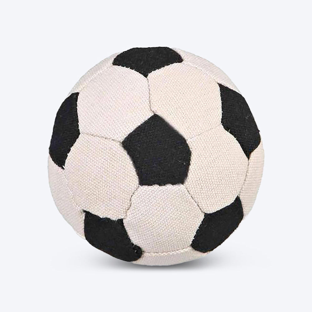 Trixie Soft Canvas Soccer Ball Dog Toy - Soundless- 11 cm_01