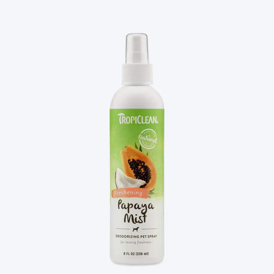 TropiClean Deodorizing Spray for Dogs & Cats - Papaya Mist - 236 ml - Heads Up For Tails