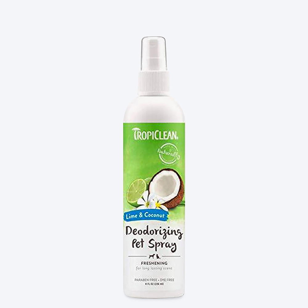 Tropiclean Lime & Coconut Deodorizing Dog & Cat Spray - Heads Up For Tails