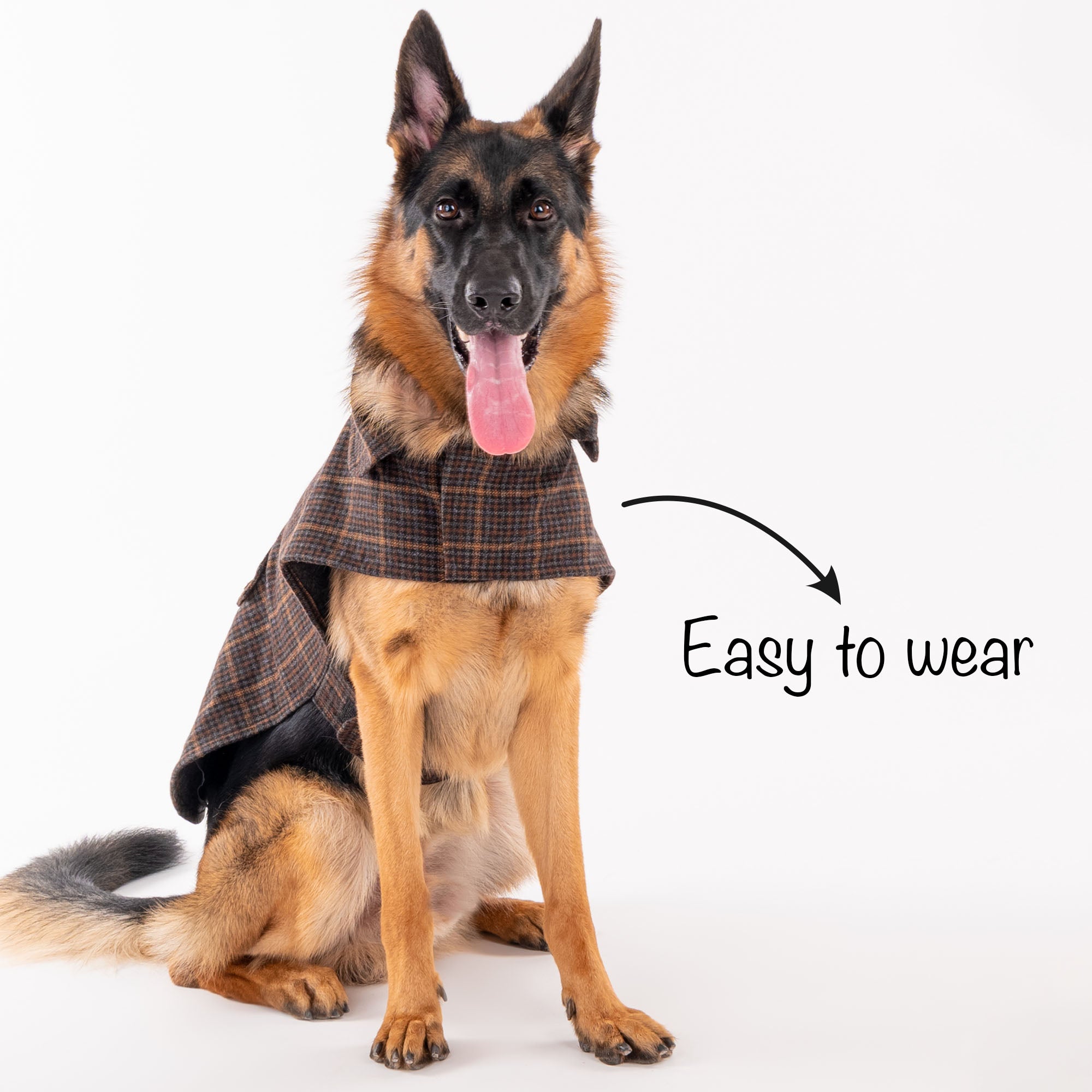 German shepherd hotsell fleece jacket