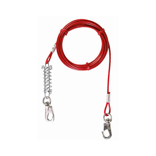 Trixie Tie-Out Cable/Leash for Dogs - Heads Up For Tails