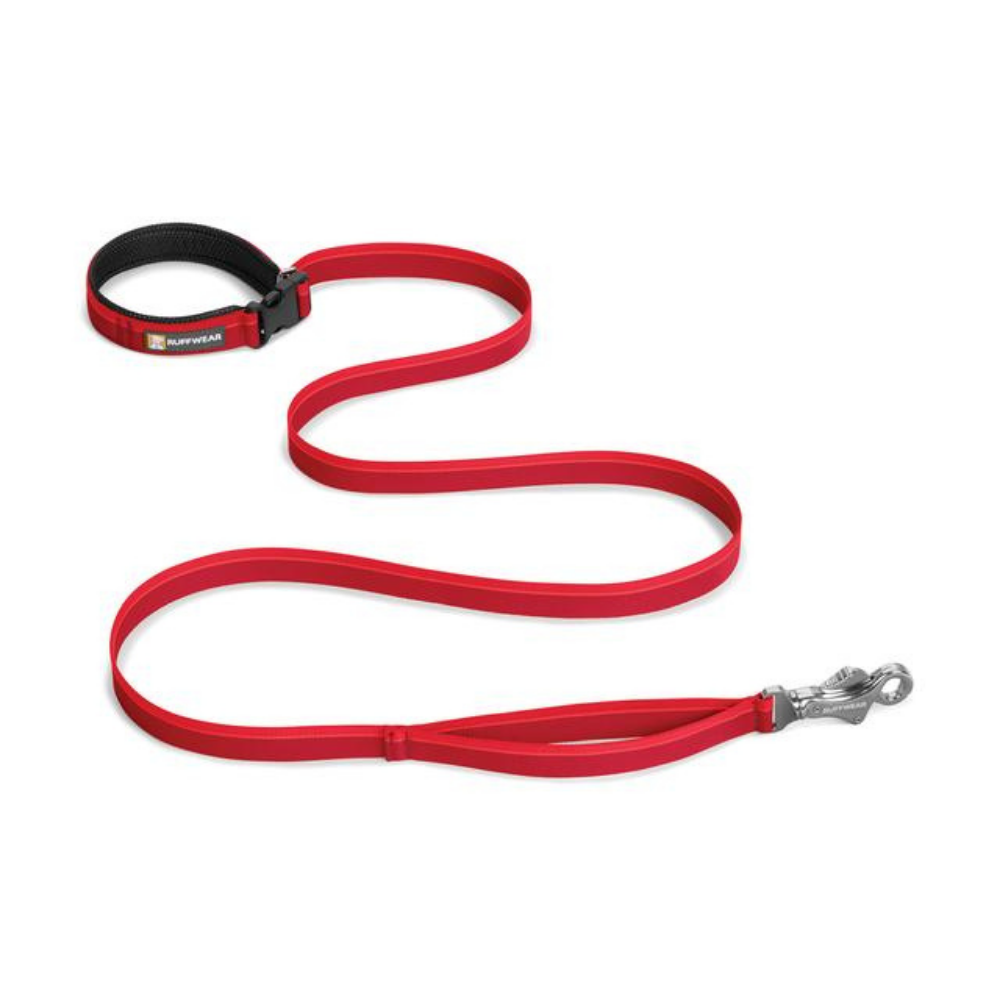 Ruffwear Flat Out Leash for Dogs - Red Currant