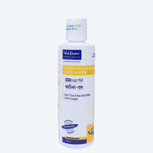 Virbac Clinar-M Pet Dog Shampoo - 200 ml - Heads Up For Tails