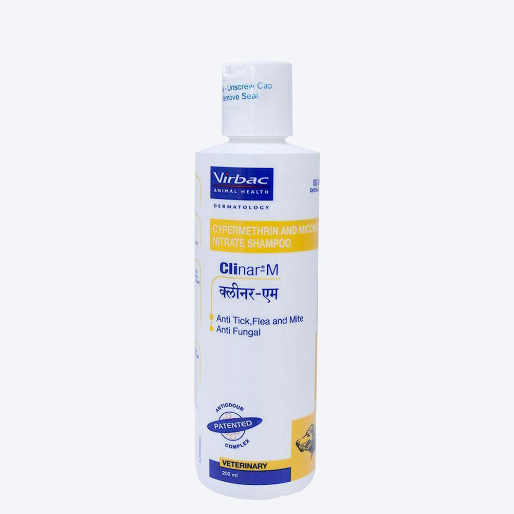 Virbac Clinar-M Pet Shampoo For Dog - 200 ml