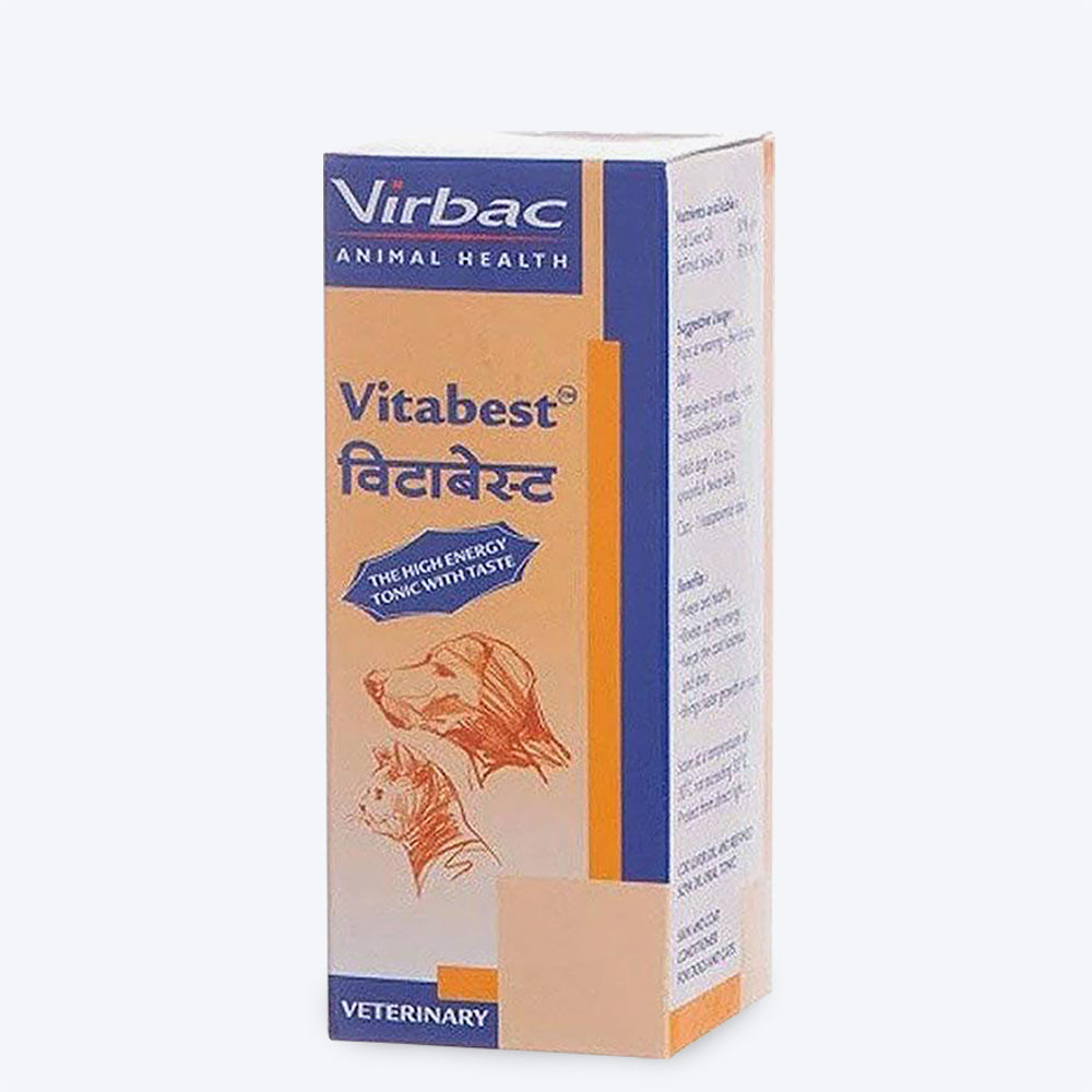 Virbac Vitabest Vitamin Supplement for Cats and Dogs - 150 ml - Heads Up For Tails
