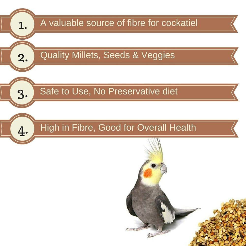 Vitapol Economic Food For Cockatiel - 1.2 kg - Heads Up For Tails
