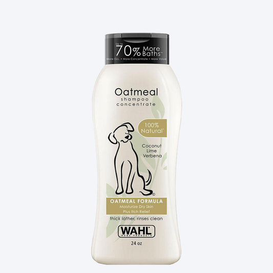 WAHL Oatmeal Dog Shampoo Concentrate - Coconut Lime Verbena - 709 ml - Heads Up For Tails