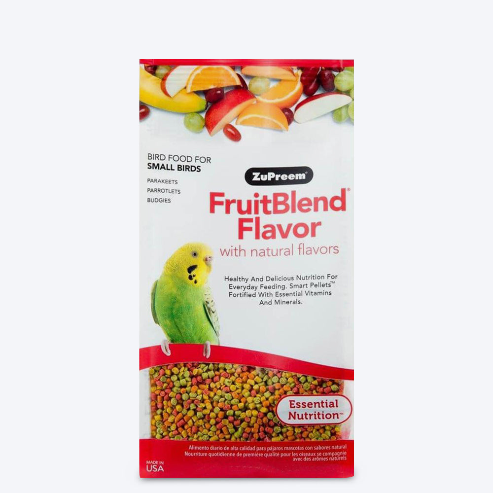Zupreem FruitBlend Bird Food for Small Birds - 397 g - Heads Up For Tails