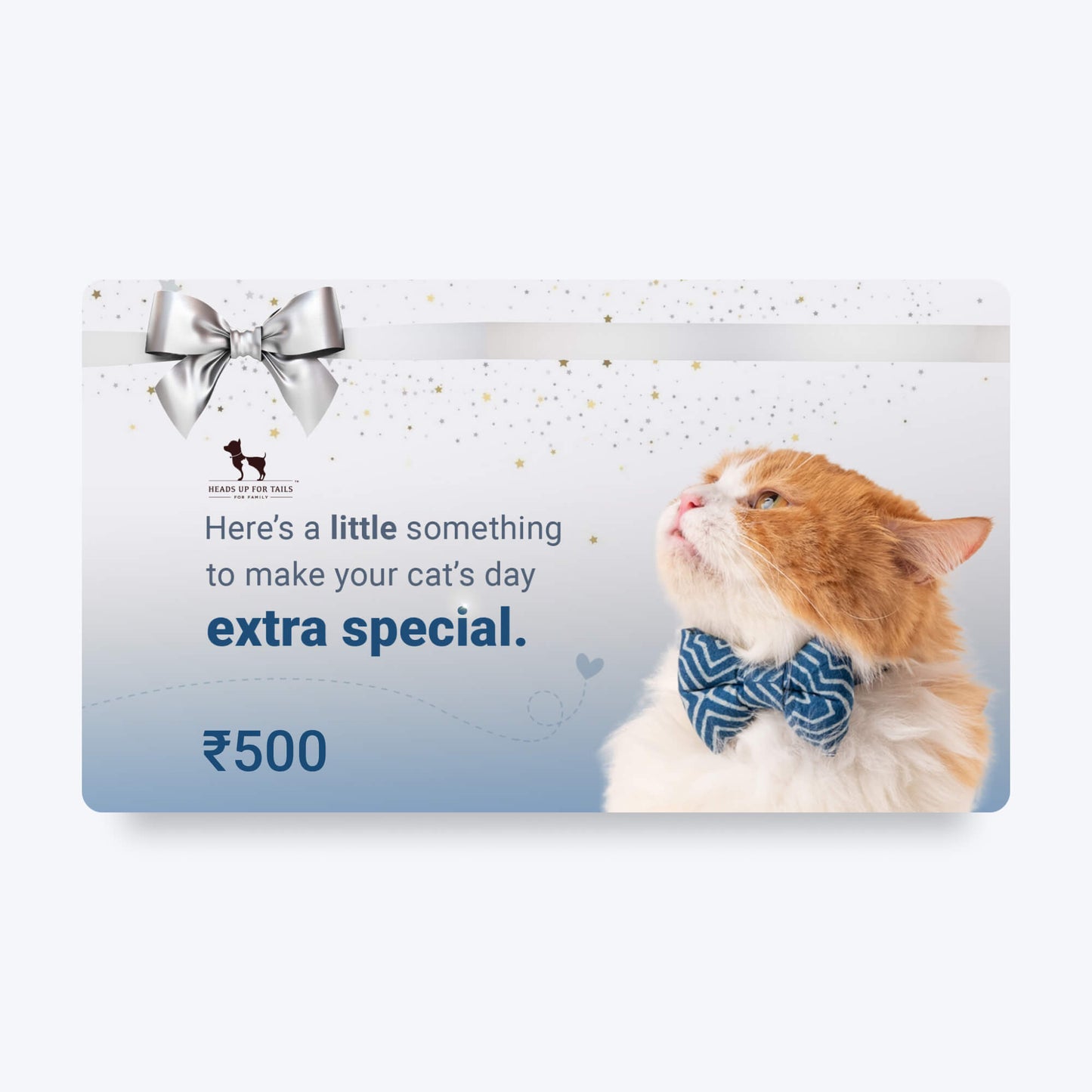 HUFT Cat Gift Card For Pet Parents - Heads Up For Tails