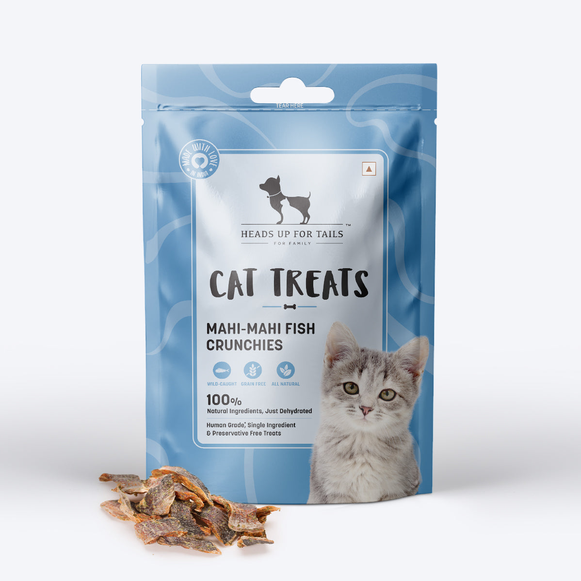 HUFT Mahi Mahi Fish Crunchies Cat Treats 35 g