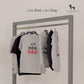 HUFT Twinning - Dog Dad T-Shirt For Humans - Grey with Black & Red Print