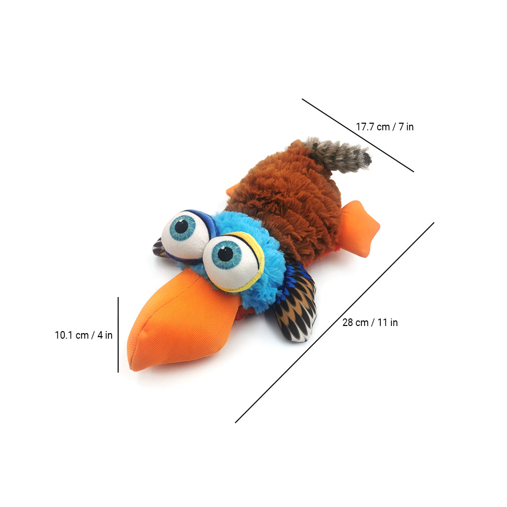 Nutrapet The Big Eyed Chicken Dog Toy - Heads Up For Tails