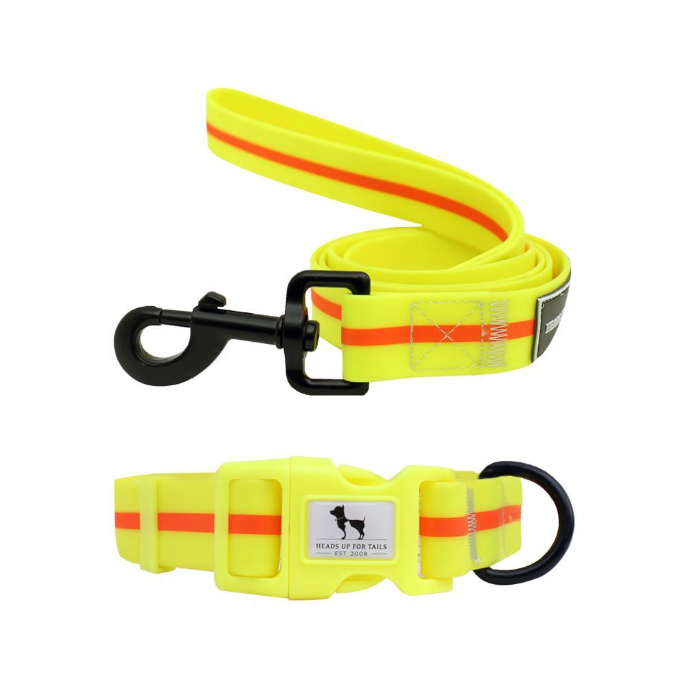 HUFT Waterproof Collar & Leash Set for Dogs - Yellow3