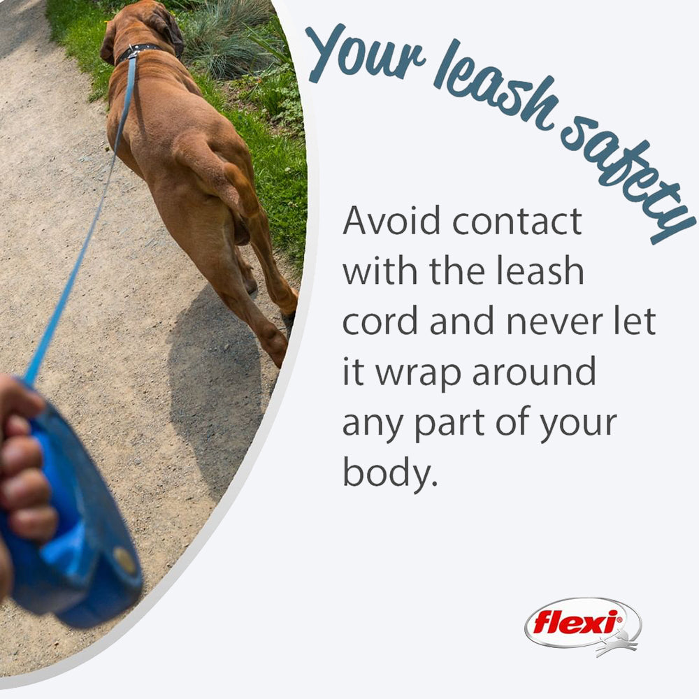 Flexi New Classic Pink Dog Leash - Heads Up For Tails