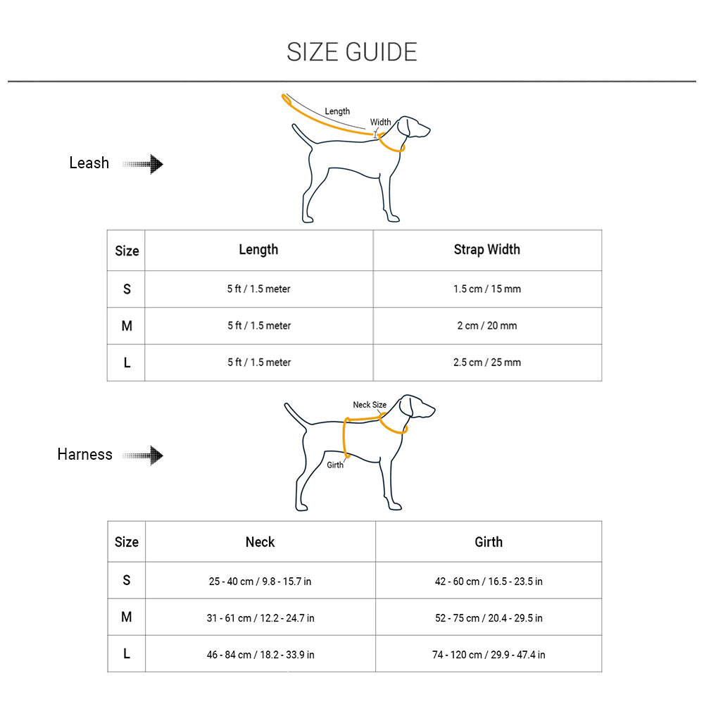 HUFT Essentials Nylon Dog H-Harness And Leash Set - Red - Heads Up For Tails