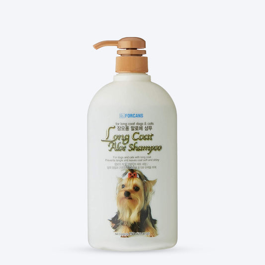 Forcans Long Coat Aloe Dog Shampoo - Heads Up For Tails