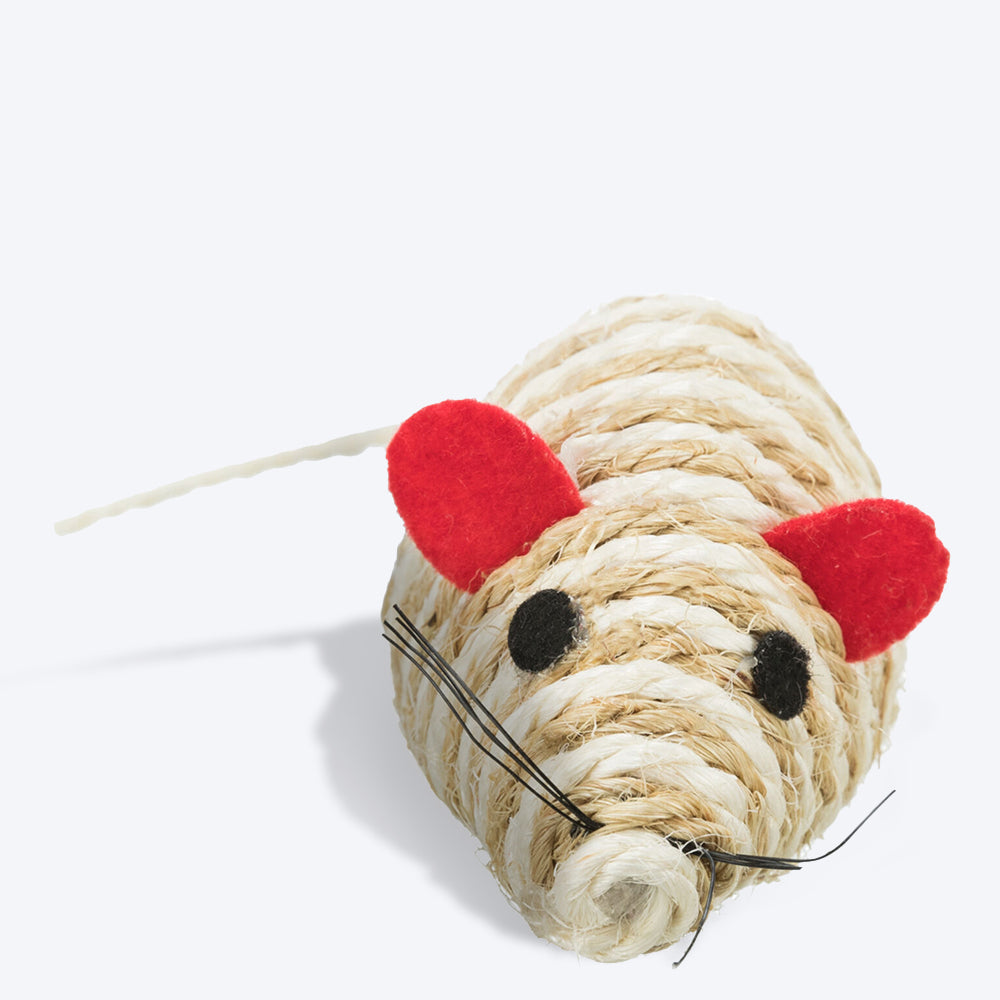 Trixie Mouse Shaped Sisal Toy for Cats (Assorted)_04