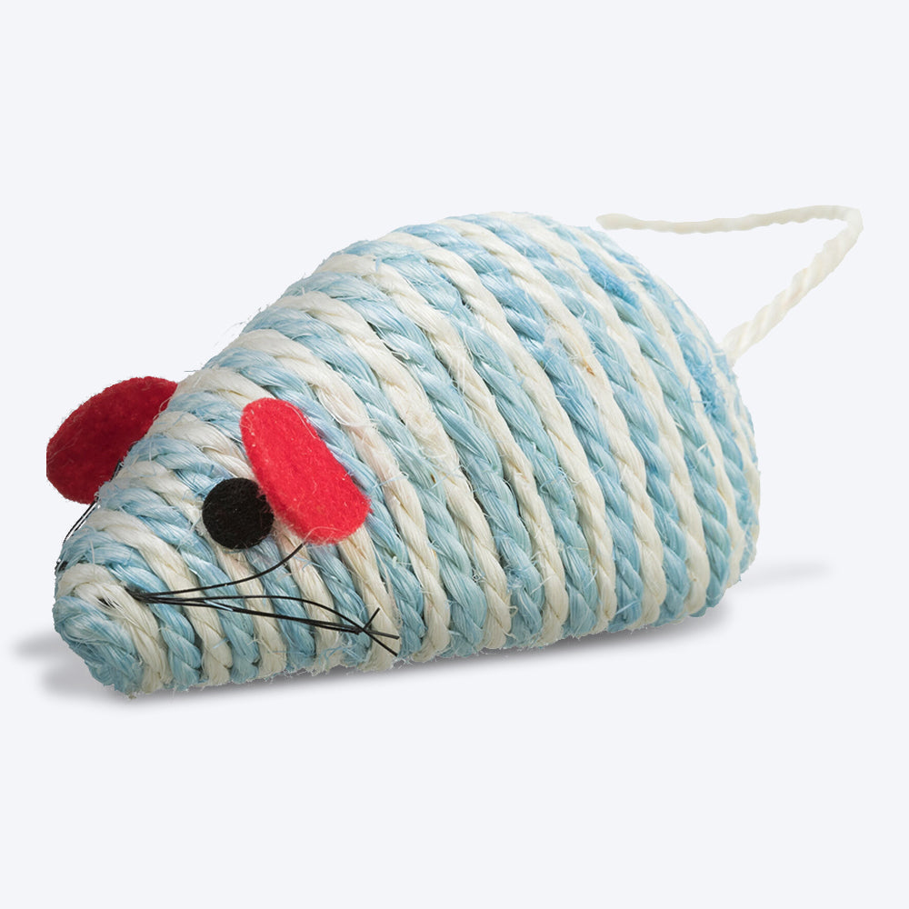 Trixie Mouse Shaped Sisal Toy for Cats (Assorted)_05