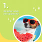 Happi Doggy Vegetarian Dental Chew - Zest - Strawberry Petite - 2.5 inch - 150 g - 18 Pieces-4