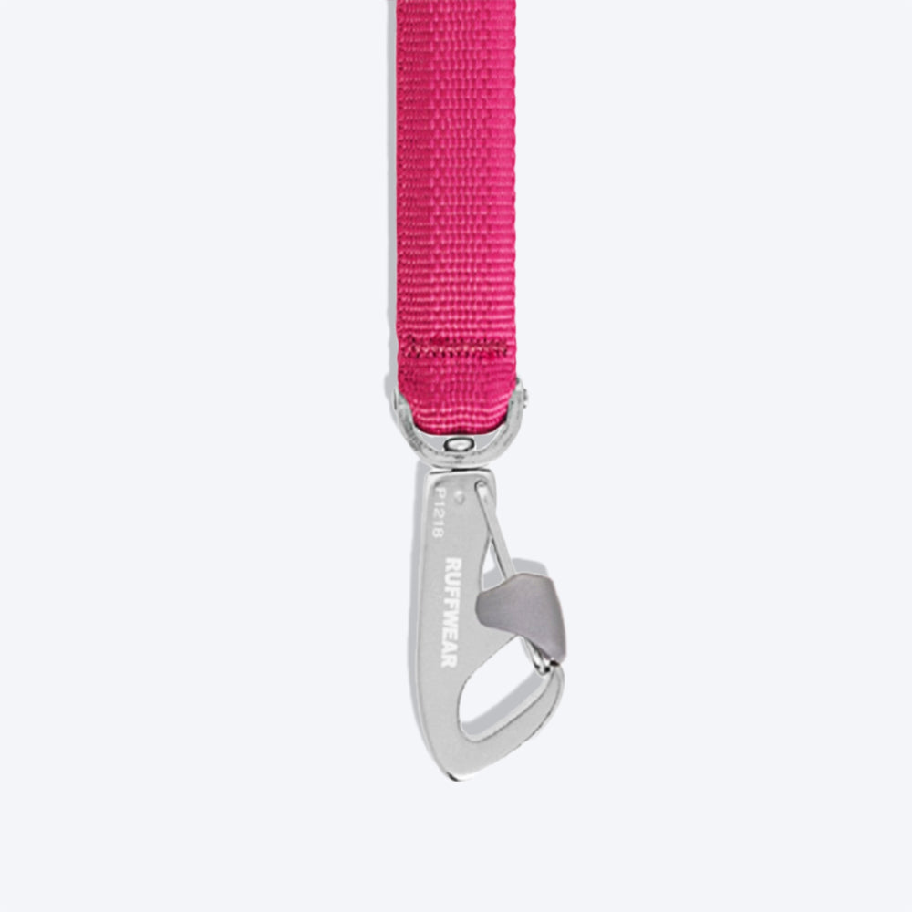 Ruffwear Front Range Dog Leash Crux Clip Hibiscus Pink - Heads Up For Tails